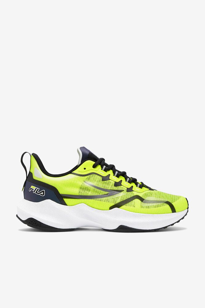 Fila Trainers Mens Yellow Tactik 3 Impulse - Ireland 29815-PFBE